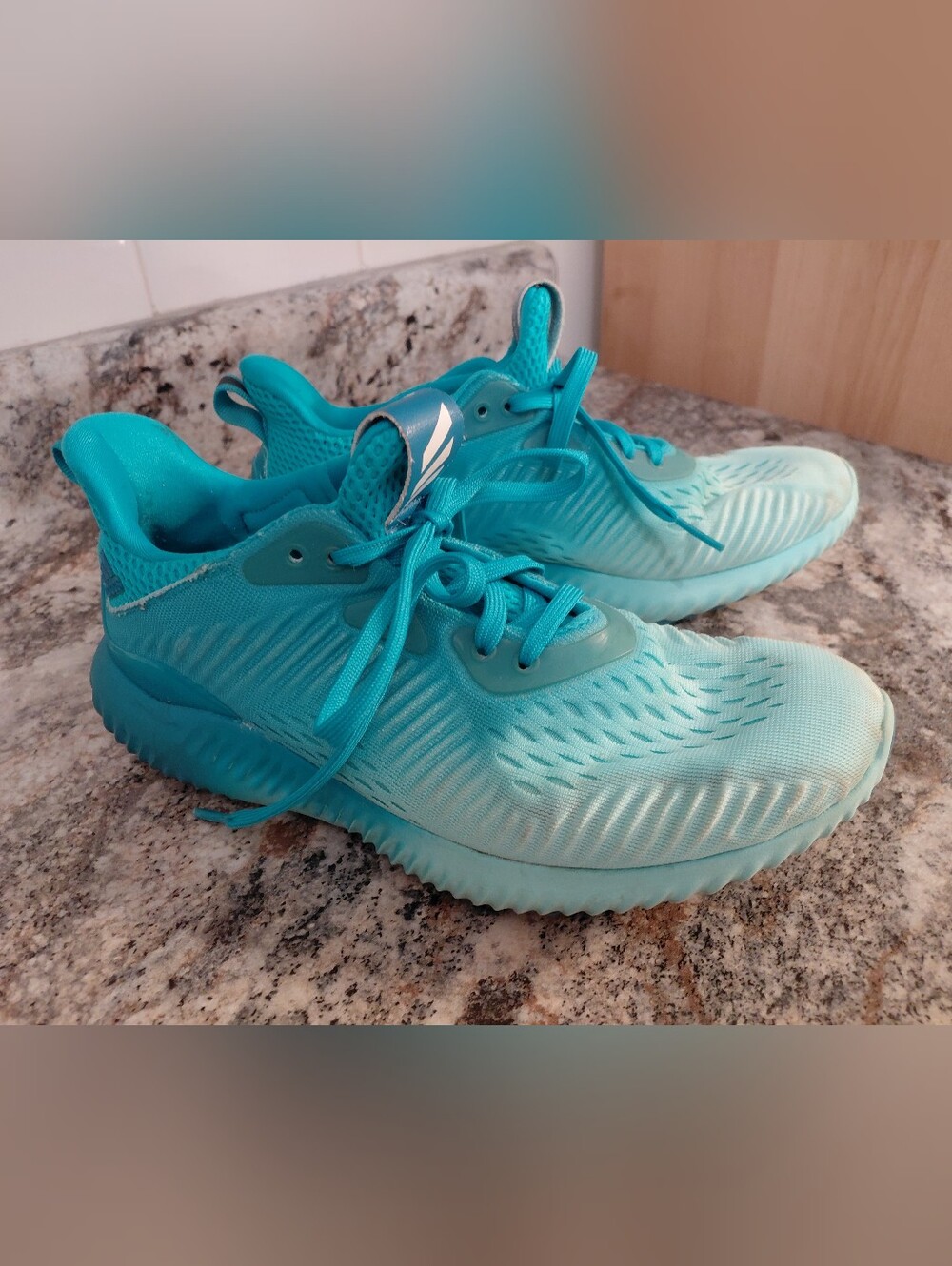 adidas Alphabounce Women's Blue Athletic Sneakers Shoes